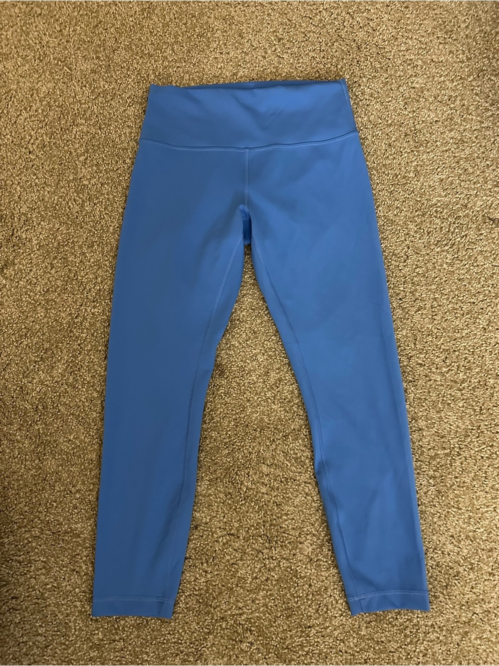 lululemon High-Rise Athletic Yoga Leggings Bright Blue Size10